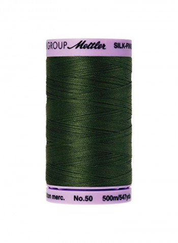 Silk-Finish Solid Thread Cypress