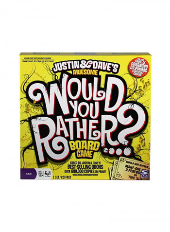 Would You Rather? Board Game 20049031