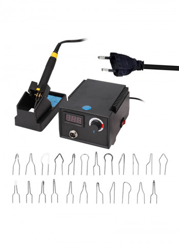 Multi-Functional Electric Pyrography Machine Set Black