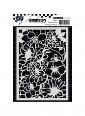Flowers Bouquet Template Black/White