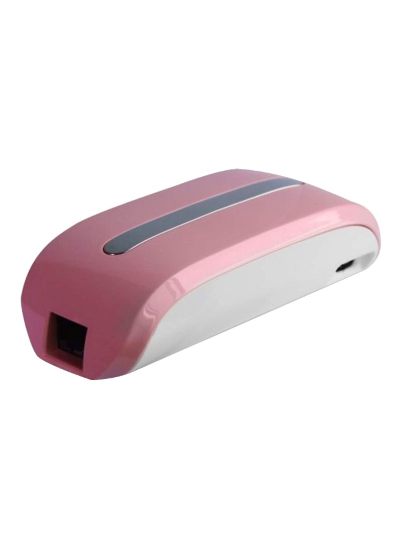 5200 mAh 2-In-1 Power Bank And Wi-Fi Router Pink/Grey