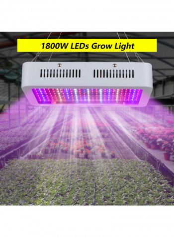 1800W LED Grow Light With Hanging Chains Grey