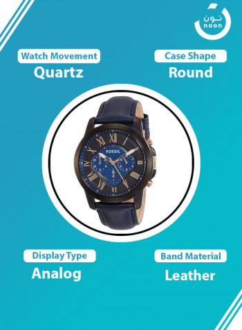 Men's Leather Analog Watch FS5061