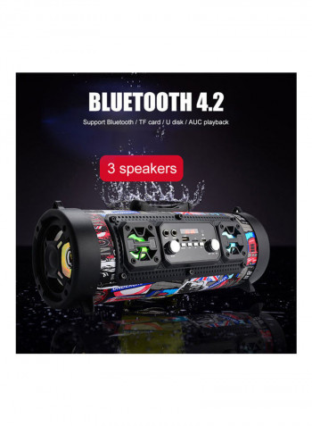 Outdoor Portable Wireless Bluetooth Speaker Multicolour
