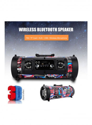 Outdoor Portable Wireless Bluetooth Speaker Multicolour
