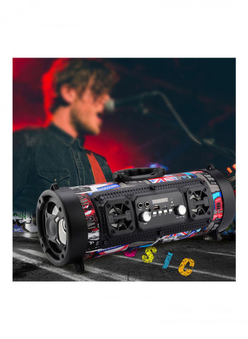 Outdoor Portable Wireless Bluetooth Speaker Multicolour