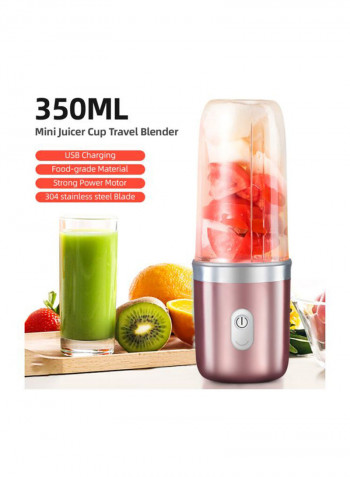 USB Rechargeable Blender 350 ml 80 W H25632G Gold/Clear