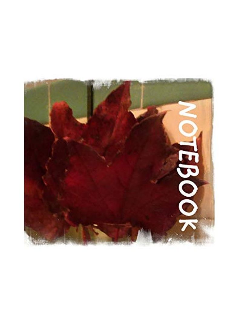 Beauty Of The Season Of Autumn Notebook Multicolour