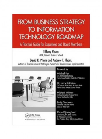 From Business Strategy To Information Technology Roadmap Hardcover