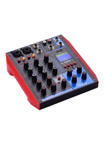 AG-4 Portable 4-Channel Mixing Console Digital Audio Mixer + 48V Phantom Power