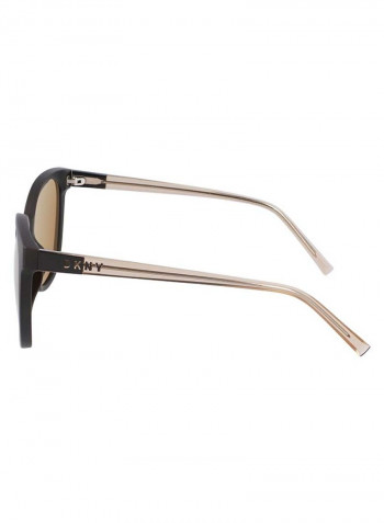 Women's Full Rimmed Round Frame Sunglasses - Lens Size: 55 mm