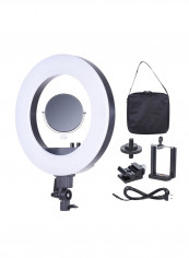 LED Photography Ring Light With Accessory 18inch White