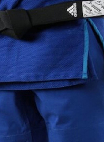 Challenge Brazilian Tie-Knot Jiu-Jitsu Suit Set - Blue/Black M2