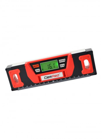 LED Display Digital Level With Backlight Red/Black/Beige