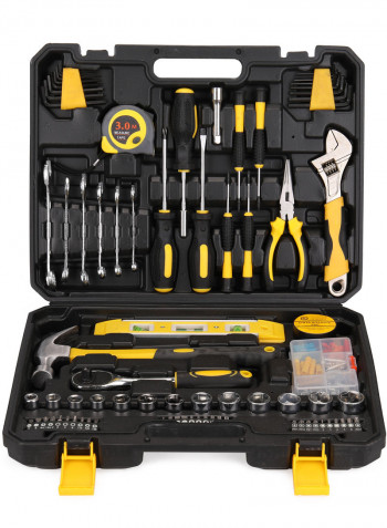 108 Pieces Hardware Tool Box Set Multicolor 41.00 x 8.50 x 32.00cm