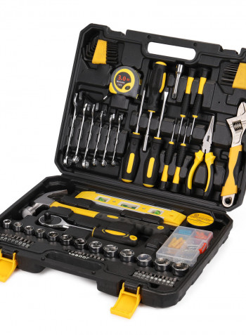 108 Pieces Hardware Tool Box Set Multicolor 41.00 x 8.50 x 32.00cm