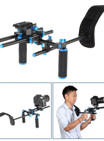 Shoulder Mount Support Rig Stabilizer Black/Blue