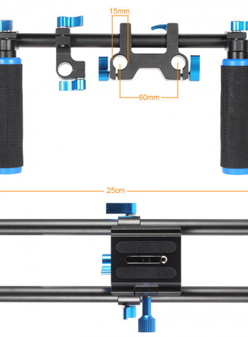 Shoulder Mount Support Rig Stabilizer Black/Blue