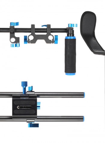 Shoulder Mount Support Rig Stabilizer Black/Blue