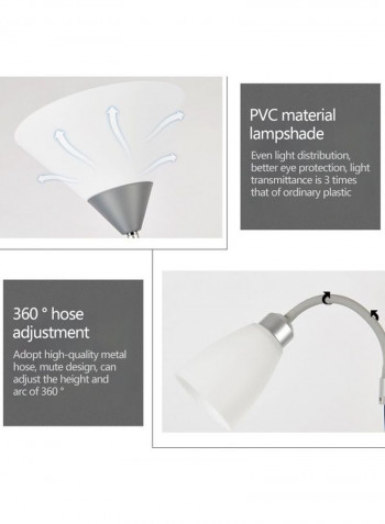Double Head LED Floor Lamp Warm White