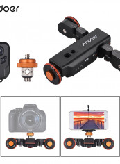 L4 PRO Motorized Camera Dolly With Wireless Remote Control Black