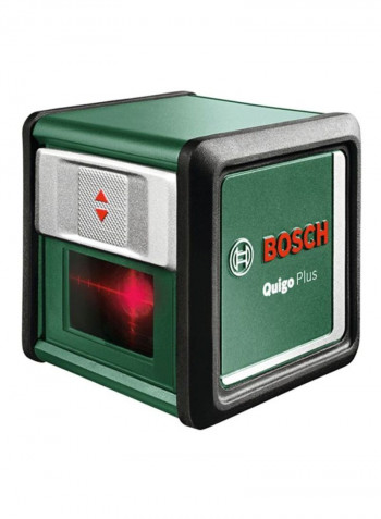 Cross Line Laser Level Green/Black/Silver 514x90x116millimeter