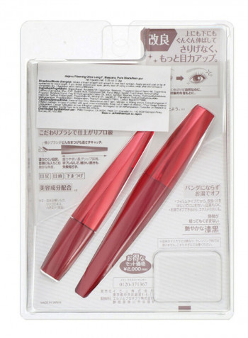 2-Piece Dejavu Fiberwig And Tinysniper Mascara Set Pure Black