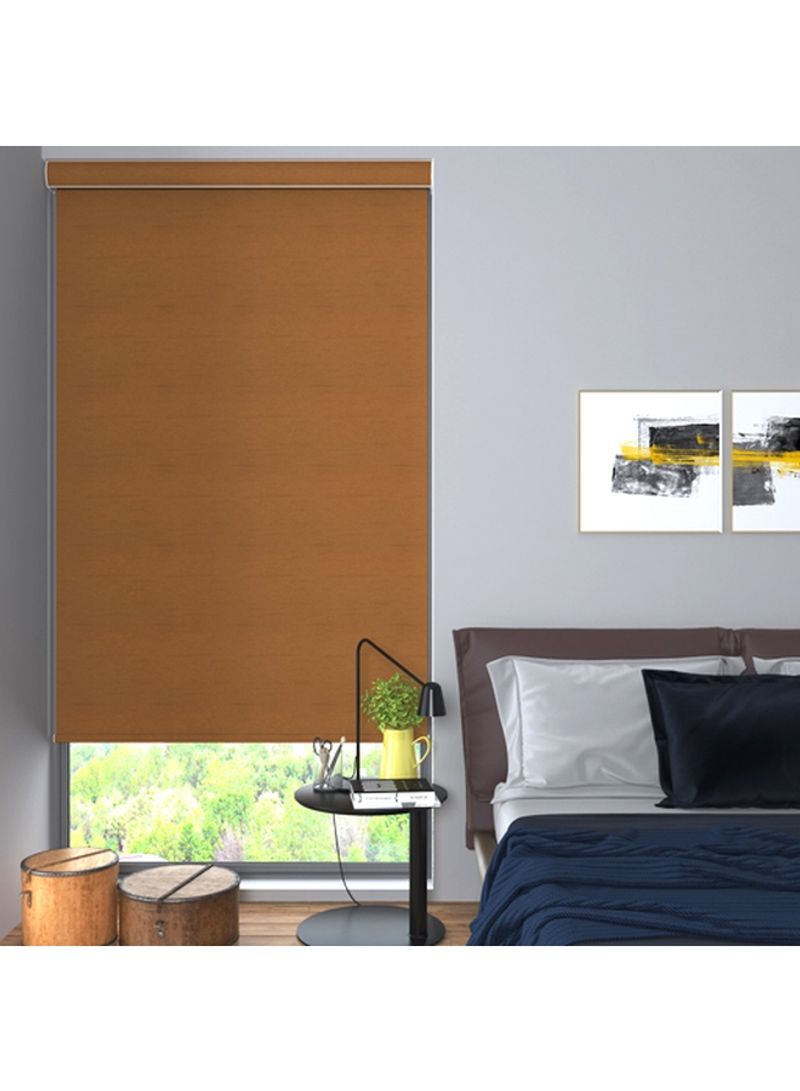 Single Sombras Blackout Roller Window Shade Brown 160x150cm