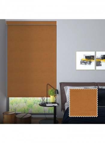 Single Sombras Blackout Roller Window Shade Orange 120x200cm