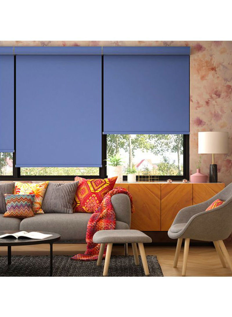 Single Sombras Blackout Window Shade Blue 120x200cm
