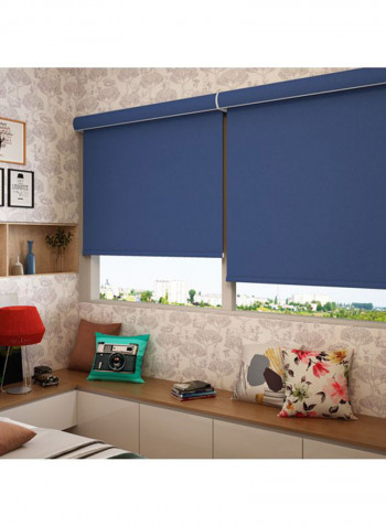 Single Sombras Blackout Window Shade Blue 120x200cm
