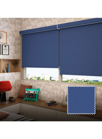 Single Sombras Blackout Window Shade Blue 120x200cm