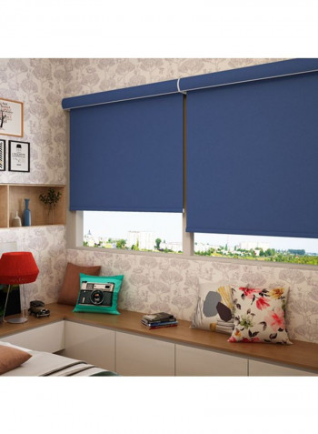 Single Sombras Roller Blackout Blind Blue 160x150cm