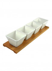 5-Piece Appetizer Set White/Brown reviews 5-Piece Appetizer Set White/Brown