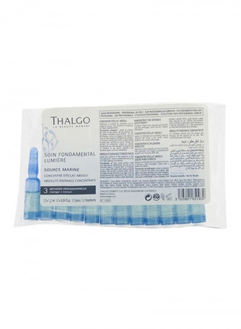 12-Piece Source Marine Absolute Radiance Concentrate 1.2مل