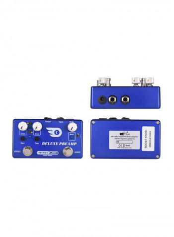 2-In-1 Deluxe Preamp Guitar Effect Pedal Boost Plus Classic Overdrive Effects