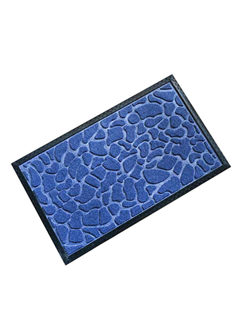 Sea Rock Design Doormat Blue 0.12x30x18inch