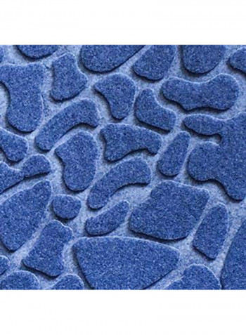 Sea Rock Design Doormat Blue 0.12x30x18inch