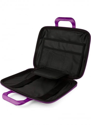 Cady Semi Hard Shell Protective Case For Samsung Galaxy Tablet With Headphones 10.5inch Purple