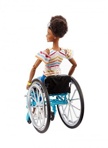 Fashion Doll With Wheel Chair