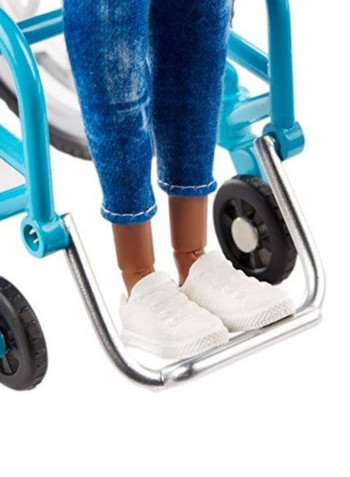 Fashion Doll With Wheel Chair