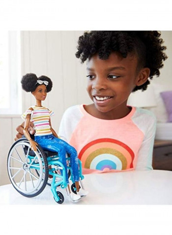 Fashion Doll With Wheel Chair