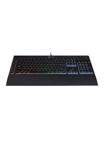 K55 RGB Gaming Keyboard With LED Backlit Keys Black