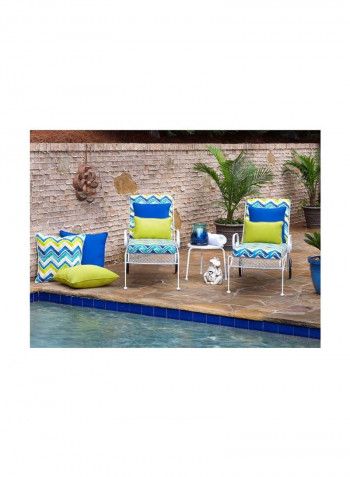 2-Piece Throw Pillow Navy 18.5x18.5x5inch