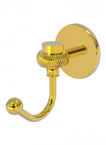 Orbit One Collection Brass Robe Hook Gold