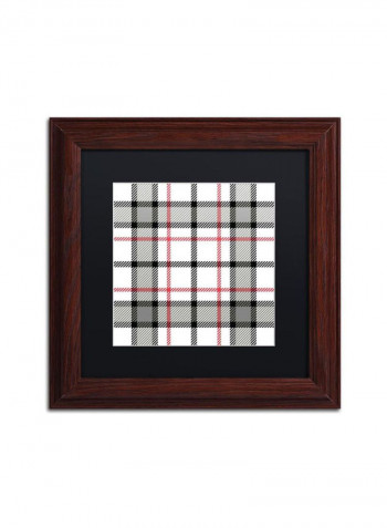 Group 04 A Wooden Framed Wall Art Multicolour 11 x 11inch