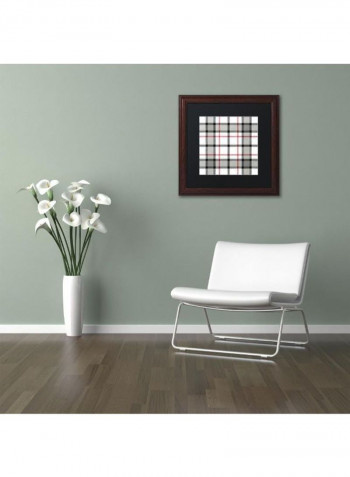 Group 04 A Wooden Framed Wall Art Multicolour 11 x 11inch