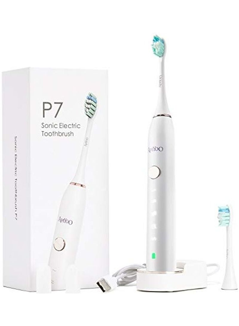 Sonic Electric Toothbrush Set White