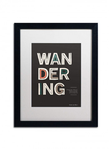 The Unexpected Artwork Framed Wall Art multicolour 11 x 14inch