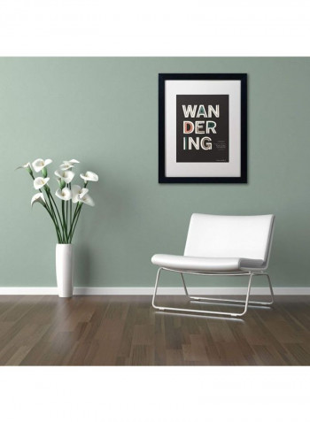 The Unexpected Artwork Framed Wall Art multicolour 11 x 14inch